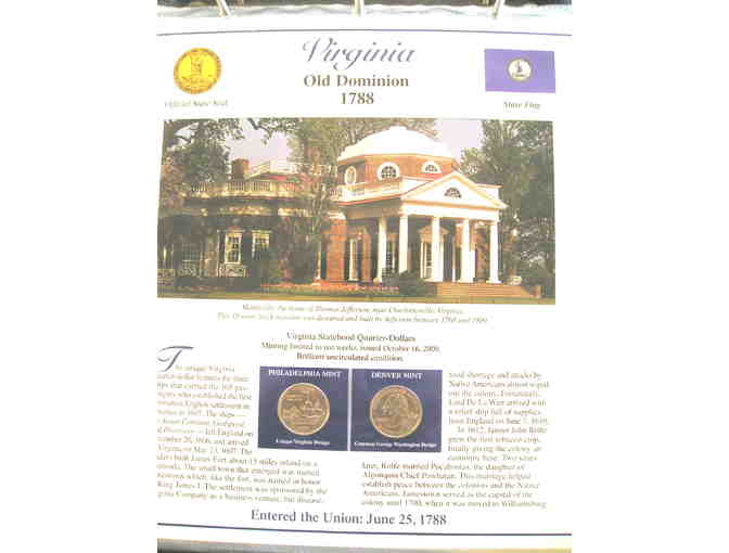 Statehood Quarters (with Stamps) Collection, Volume I and II