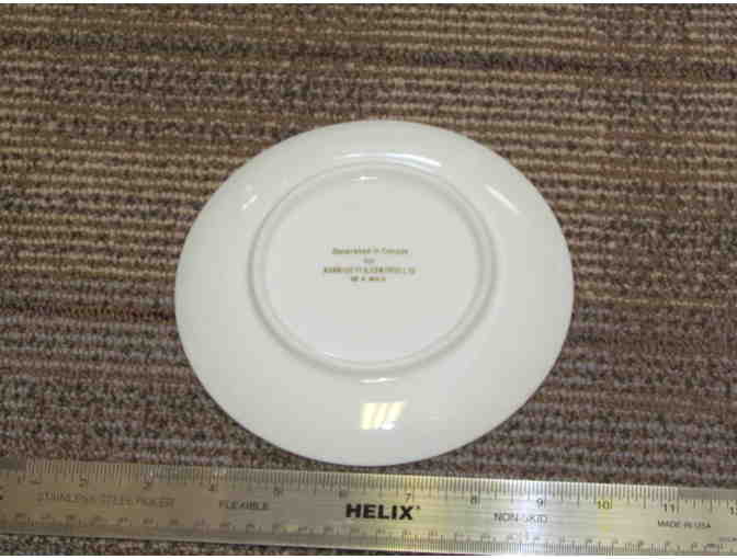 Vintage Victoria B.C., Canada Plate w/Flag & 22k Gold Rim