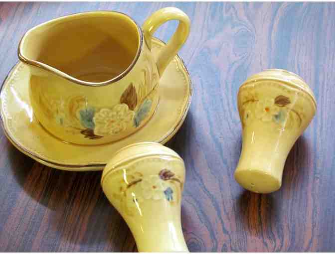 Vintage Franciscan Ware, Gravy Boat and Shakers