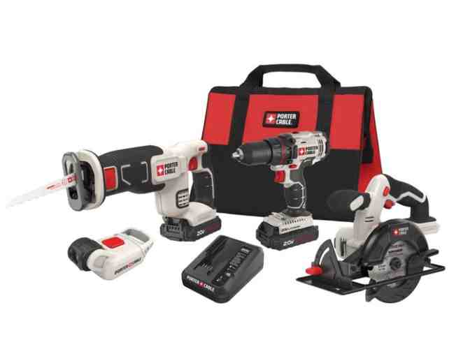Porter Cable 20V Lithium 4 Tool Combo Kit