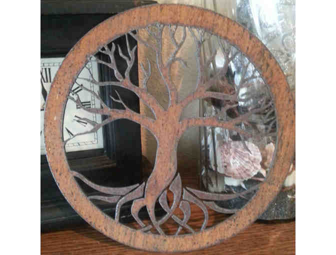 Rustic Tree of Life Recycled Metal Art