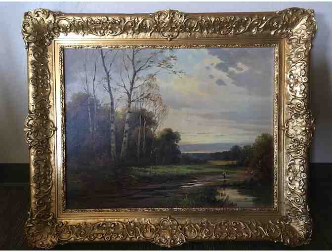 'After The Rain' an Original Oil Painting by Augustus Spencer