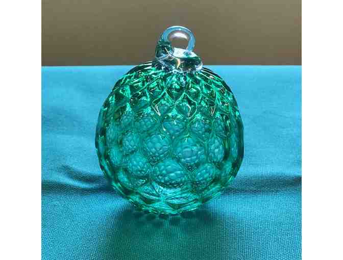Blown Glass Ornament by SC Glassworks
