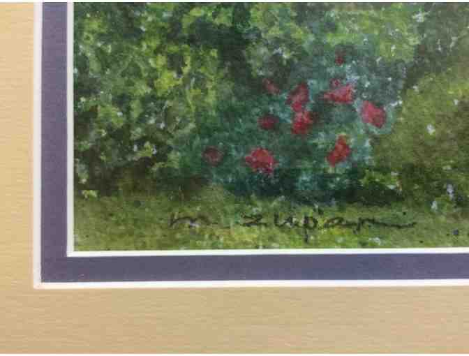 Marilyn Zupan - 'In Bloom' Framed and Matted 18' x 24' Watercolor Print