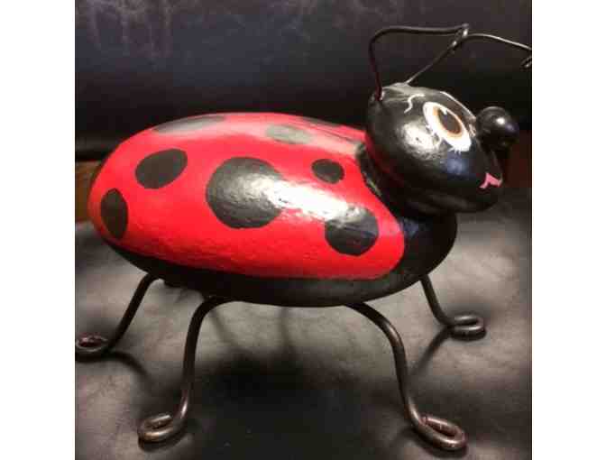 Pebble Bug on Etsy - Ladybug Rock Art