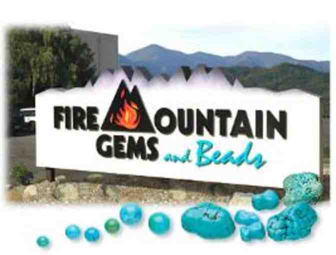 Green gem necklace from Fire Mountain Gems