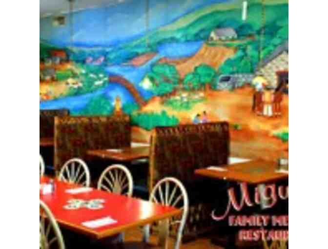 $20 Gift Card to Miguel's Family Mexican Restaurant