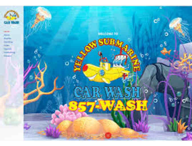 Ten Tsunami Washes from Yellow Submarine Car Wash