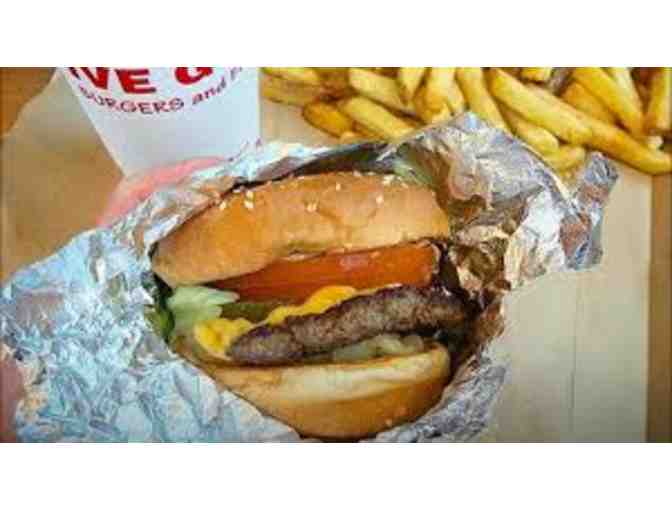 $25 gift card to Five Guys Burgers & Fries