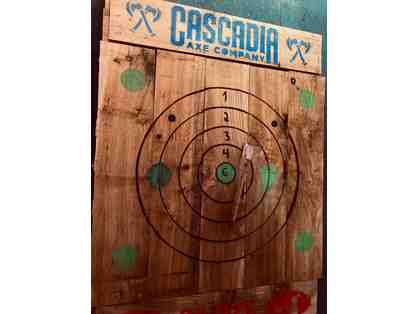 4 Person Axe Throwing Party at Cascadia Axe Company