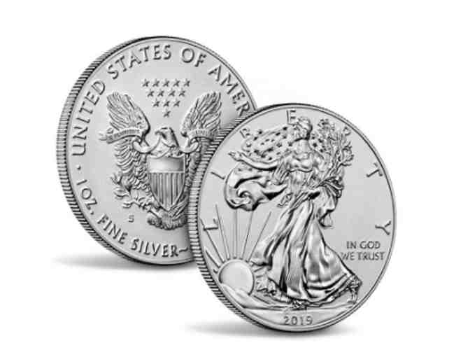2019 Silver American Eagle Grade MS 70 (Perfect) Coin