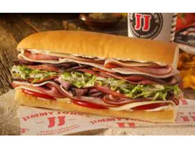 One 8'' Sub from Jimmy John's!