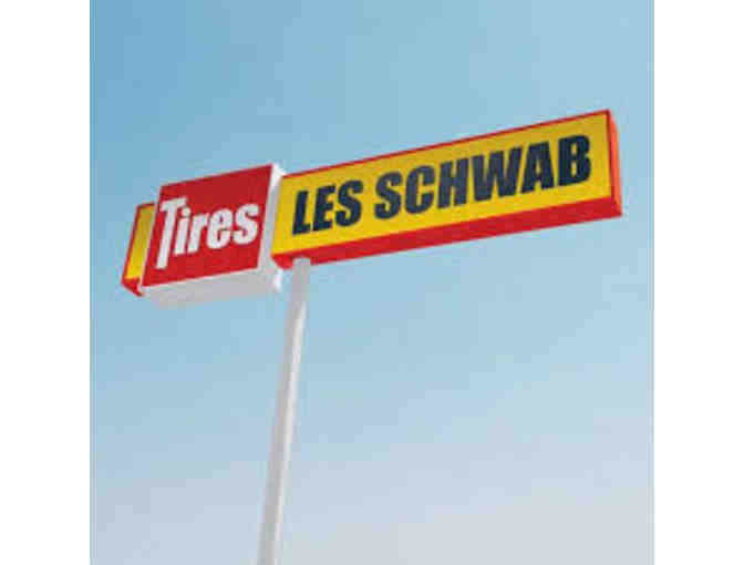 (1) Four Wheel Alignment at Les Schwab Tires