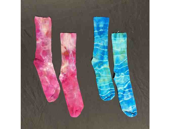 Tie Dye Socks from Twisted and Tied