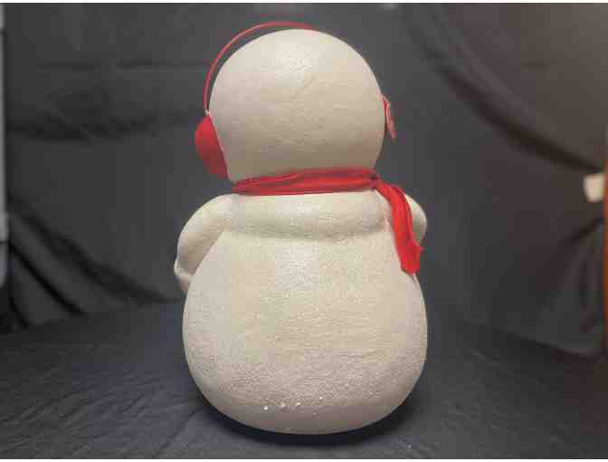 Large Bashful Snowman Christmas Decoration #2