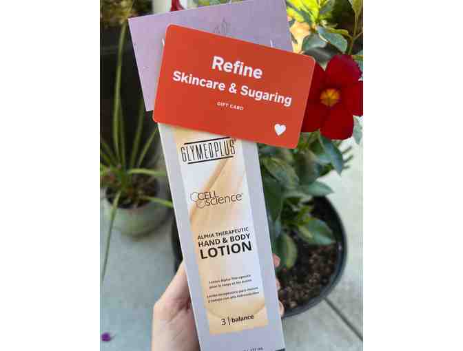 $25 Gift Card and Lotion from Refine Skincare and Sugaring