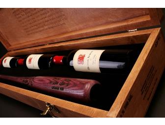 Bronson Arroyo Wooden Wine Box & Memorabilia