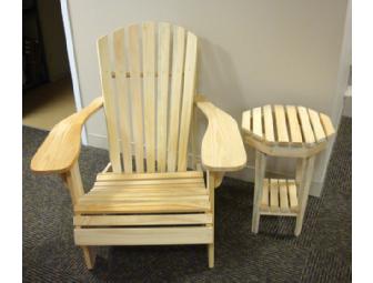 Queen Size Quilt & Adirondack chair