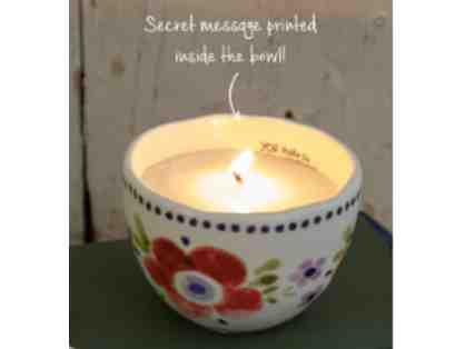 Secret Message Candle - The World a Better Place