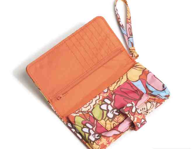Vera Bradley Phone Wristlet in midday garden