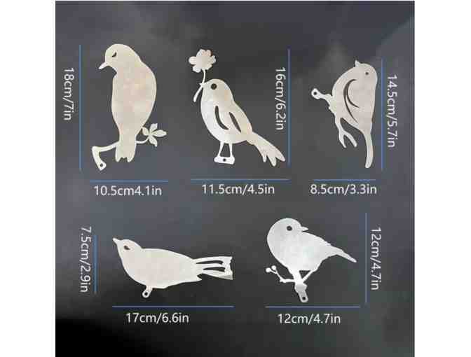 Rustic Metal Bird Garden or Fence Decor