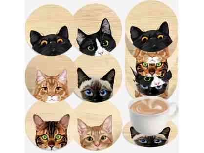 Cat Coasters
