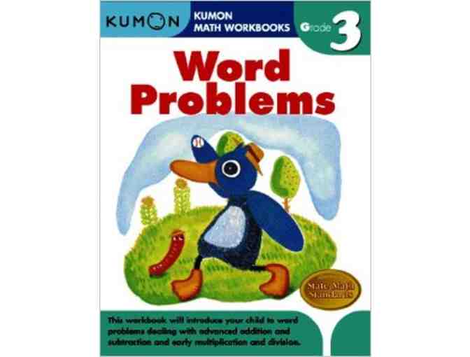 Kumon: Word Problem Workbooks for Grades 1 - 3