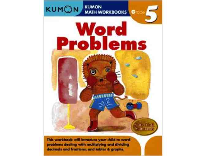 Kumon: Word Problem Workbooks for Grades 4 - 6