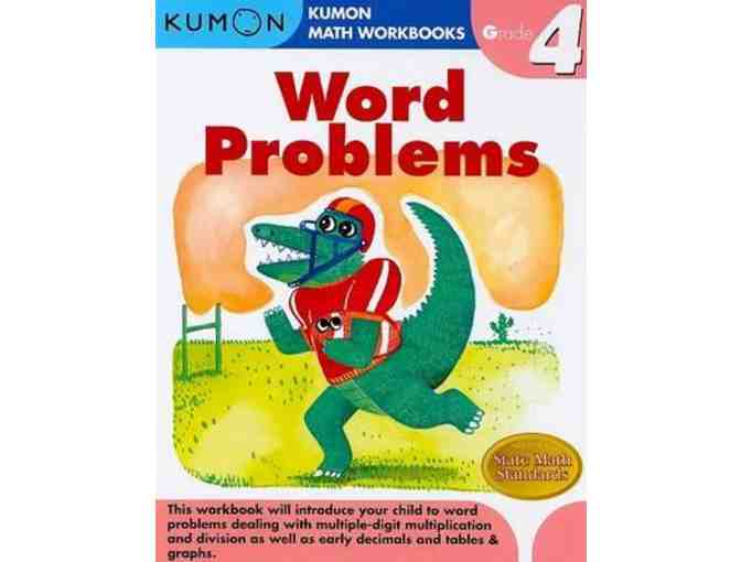 Kumon: Word Problem Workbooks for Grades 4 - 6
