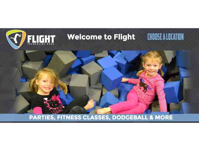 Flight Trampoline Park: Two Jump Passes