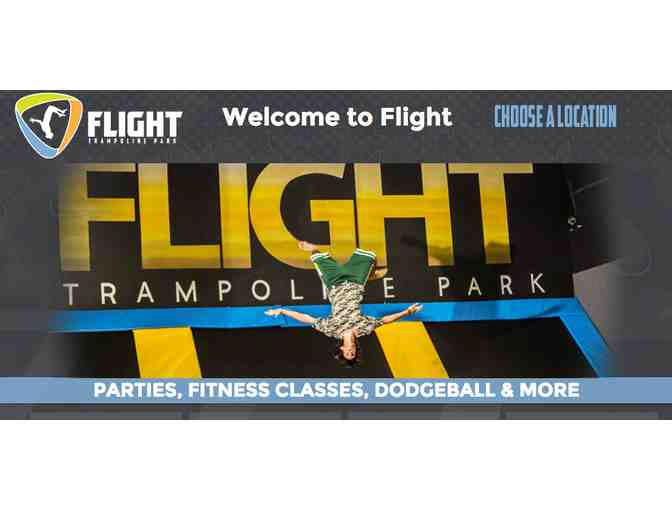 Flight Trampoline Park: Two Jump Passes