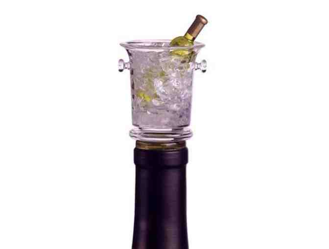 Wine Basket: Three Bottle of Wine and Two Wine Stoppers