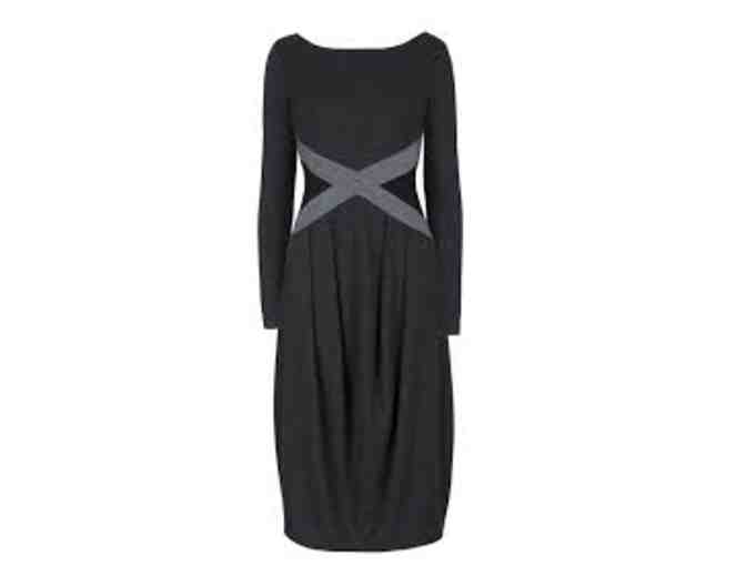 Ronen Chen Grey Jersey 'Broadway' Dress (Size 10)