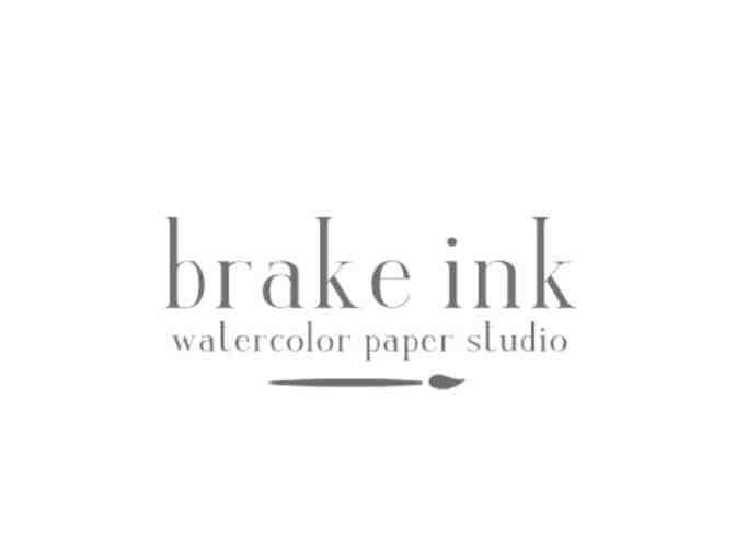 Brake Ink Watercolor Paper Studio: $20 Gift Card, Plus Stationery Products