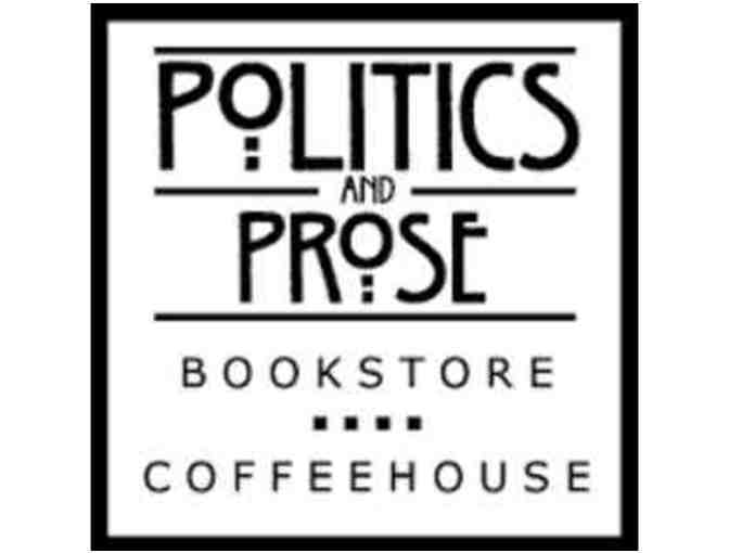Politics and Prose: Two Tickets to Any Author Reading