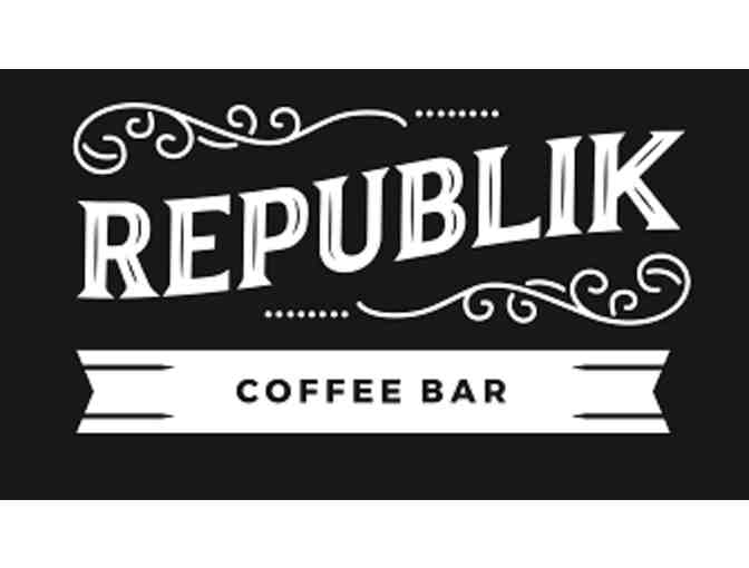 Republik Coffee Bar: $25 Gift Certificate (#2)