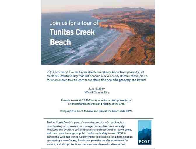 Explore Tunitas Creek Beach with Peninsula Open Space Trust Private Tour
