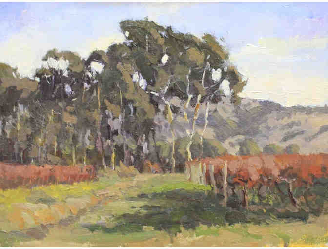 Brent Jensen Oil Painting 'Autumn Vineyard'
