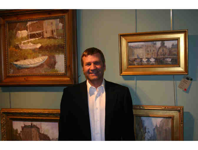 Brent Jensen Oil Painting 'Autumn Vineyard'