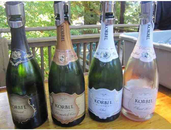 Korbel Champagne Cellars VIP tour and tasting PLUS lunch