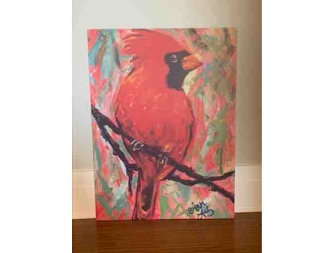 Cardinal on Oil Canvas - Photo 1