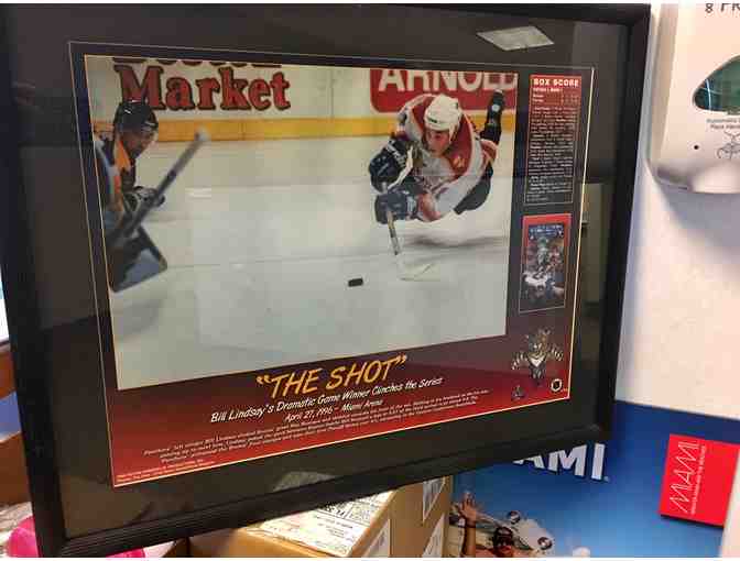 Hockey photo framed