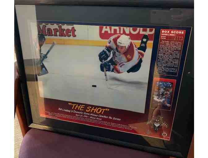 Hockey photo framed