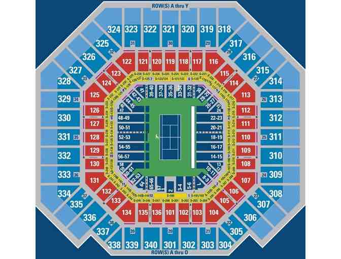 2016 US Open Courtside Tickets - Round One Main Stadium Day Tickets