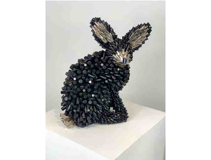 Federico Uribe, Black Rabbit (Gold teeth), 2020 - Photo 1