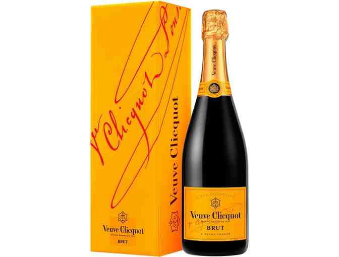 Louis Vuitton Monogram Confidential Silk Bandeau & a Bottle of Veuve Clicquot Champagne
