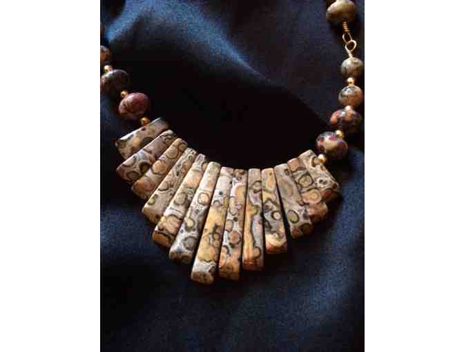 Handmade Imitation Agate Necklace