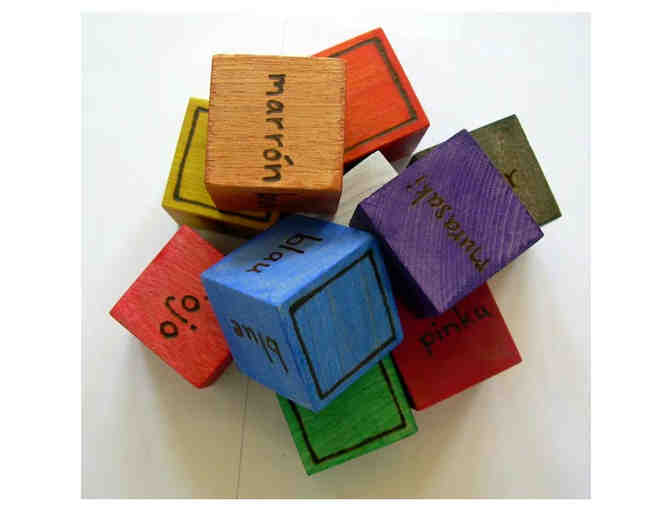 Handcrafted wooden color blocks