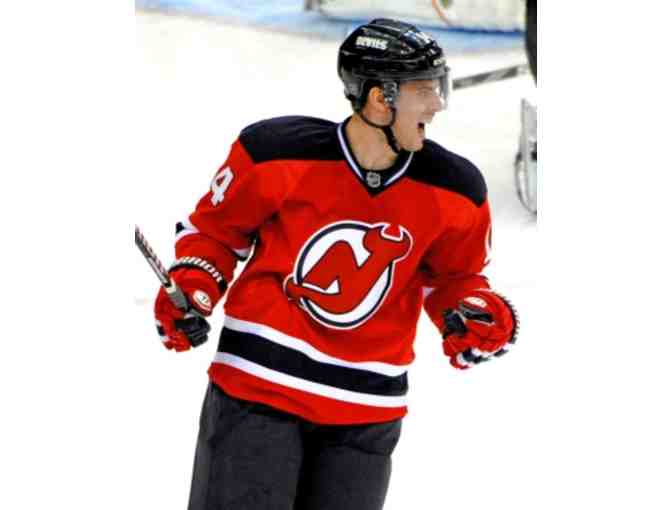 New Jersey Devils - Adam Henrique Autographed Hockey Puck