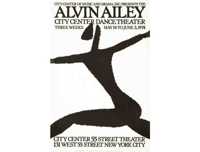 An Original Alvin Ailey Poster from 1974 - Photo 1